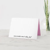 『ハッピー・マザーズ・デイ・ファー・キッド・ママ』 カード (裏面)