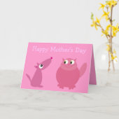 『ハッピー・マザーズ・デイ・ファー・キッド・ママ』 カード (黄色い花)