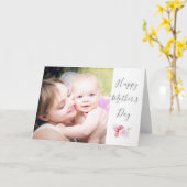 ハッピー・マザーズ・デイ・フォパーソナライズされたト カード (黄色い花)