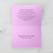 ハッピー·マザーズ·デイ·マザー·ファレノプシス·オーキッド カード (内部)