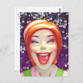 ハッピー マネキン 8 枚組 ポストカード (正面/裏面)