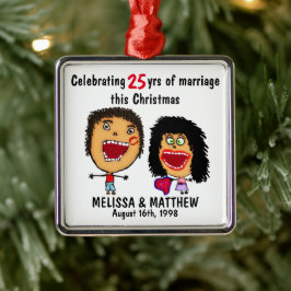 ハッピー・マリッジ・クリスマス・キャラクター メタルオーナメント