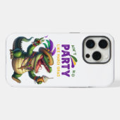 ハッピー・マーディグラ・アリゲーター iPhoneケース (裏面横)