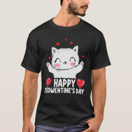 ハッピー ミャオバレンタイン デー 猫 バレンタインデー 愛 Tシャツ