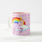 ハッピー・ユニコーンマグ ツートーンマグカップ (正面左)