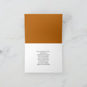 ハッピー ヨム・キプール 水彩 ベーグル スモーク サーモン カード (内部)