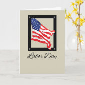 ハッピー・ラバー・デイ、アメリカ国旗、タン カード (黄色い花)