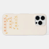 ハッピー ラブ 笑顔 かわいい 乾かないで iPhoneケース (裏面横)
