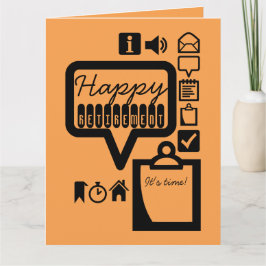 ハッピー・リタイアメント2 It's Time Big Greeting Card カード