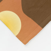 ハッピー·リタイアメント·ウィズ·ビーチ·シーン フリースブランケット (角)