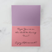 ハッピー・リタイアメント・カード カード (内部)