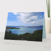 ハッピー·リタイアメント、クルズ·ベイ·コラージュ、セント·ジョン カード (裏面)