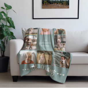 ハッピー・リトル・モーメント   モダン写真家名8 フリースブランケット