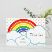 ハッピー・リトル・レインボー サンキューカード (スタンド正面)