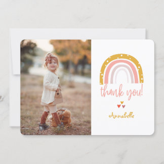 ハッピー・レインボー・サンキュー・フォト 招待状