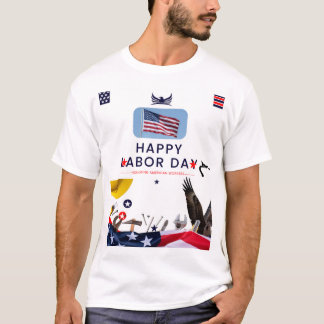 ハッピー・レーバーの日のTシャツデザイン Tシャツ
