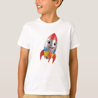 ハッピー ロケット 3D Tシャツ