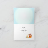 ハッピー・ローシュ・ハシャナー ユダヤの新年 サンキューカード (内部)