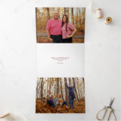 ハッピー・ローシュ・ハシャナ 三つ折りクリスマスカード (内部)