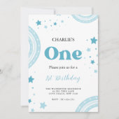 ハッピー・ワン・バースデー・ワンダフル招待状 招待状 (正面)