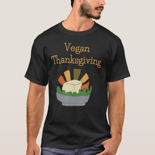 ハッピー・ヴィーガン・サンクスギビング・コスチューム Tシャツ (正面)