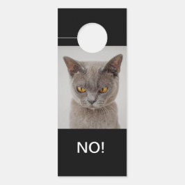 ハッピー&両面怒ハロー&ノー！ ドアノブサイン