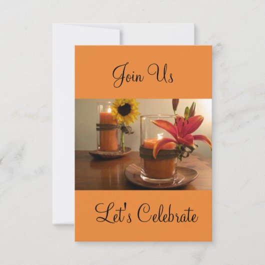 **ハッピー·大事な行事*** **イベント** & **パーティー**招待状 招待状 (正面)