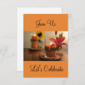 **ハッピー·大事な行事*** **イベント** & **パーティー**招待状 招待状 (正面/裏面)