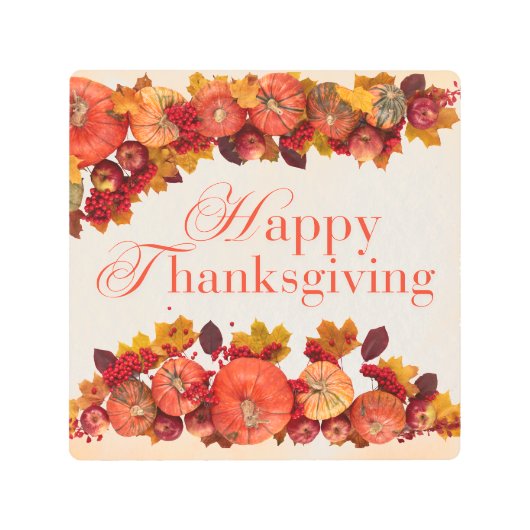 ハッピー・感謝祭2024 メタルプリント (正面)