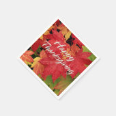 ハッピー・感謝祭8つのオプション スタンダードカクテルナプキン (角)