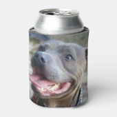 ハッピー（犬）スタッフォードブル・テリア 缶クーラー (缶正面)