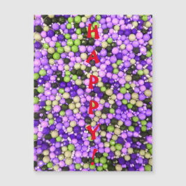 ハッピー！磁気式グリーティングカード