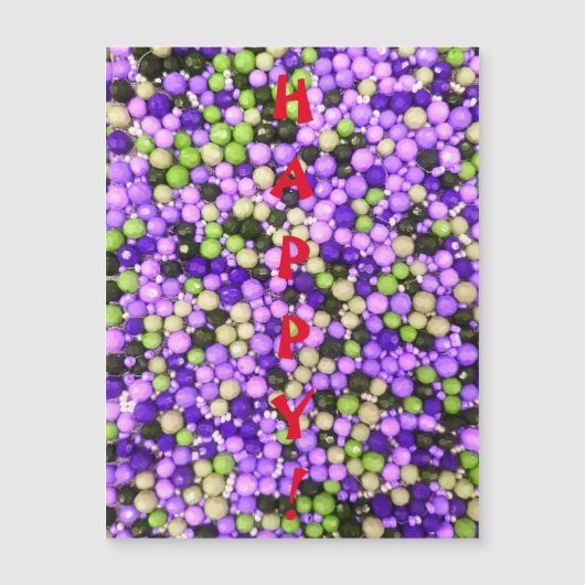 ハッピー！磁気式グリーティングカード (正面)