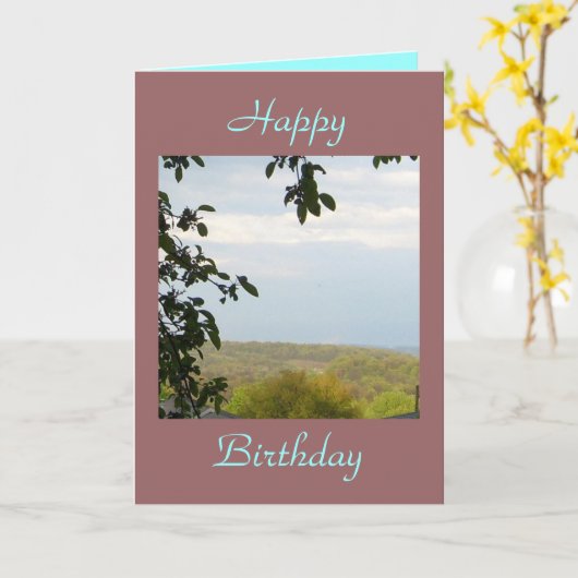 ハッピー、誕生日 カード (黄色い花)