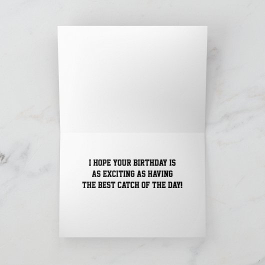 ハッピー*16誕生日*FISHERMAN* カード (内部)