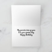 ハッピー****6月****誕生日 カード (内部)