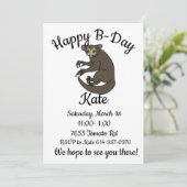 ハッピーBデイアイエイエムール 招待状 (スタンド正面)