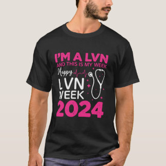 ハッピーLVNウィークナースSデイLVNライフナースウィーク202 Tシャツ