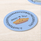 ハッピーPi日円 ラウンドペーパーコースター (アングル)