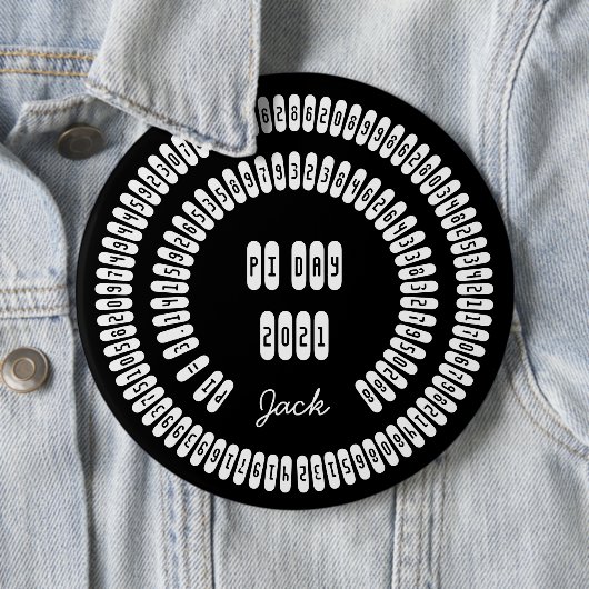 ハッピーPi日2021数値算数3.14数学 缶バッジ (インサイチュ)