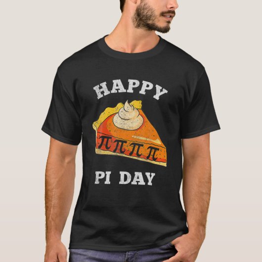 ハッピーPi日2022女性3.14数学おもしろい先生 Tシャツ (正面)