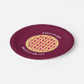 ハッピーPi日(100桁を超えるラティスPi) | Raspberry ペーパープレート (アングル)