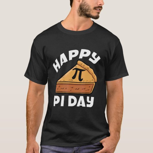 ハッピーPi日Mathmatics代数パイ Tシャツ (正面)