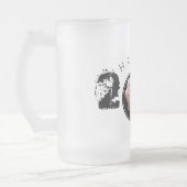 ハッピーPIg年大型2019オリジナル3DフロステッドG フロストグラスビールジョッキ (左)