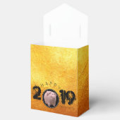 ハッピーPIg年2019オリジナル3D金ゴールド優先ボックス2T フェイバーボックス (オープン)