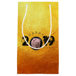 ハッピーPIg 2019年オリジナル3D金ゴールドS抱き枕2 スモールペーパーバッグ