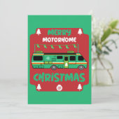 ハッピーRVモーターホムクリスマス サンキューカード (スタンド正面)