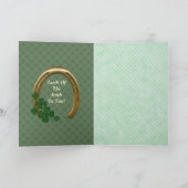 ハッピーSaint patricks dayカード シーズンカード (内部)