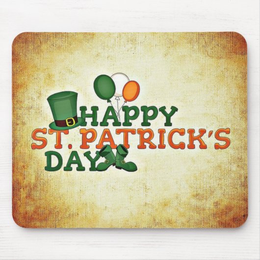 ハッピーSaint patricks day マウスパッド (正面)