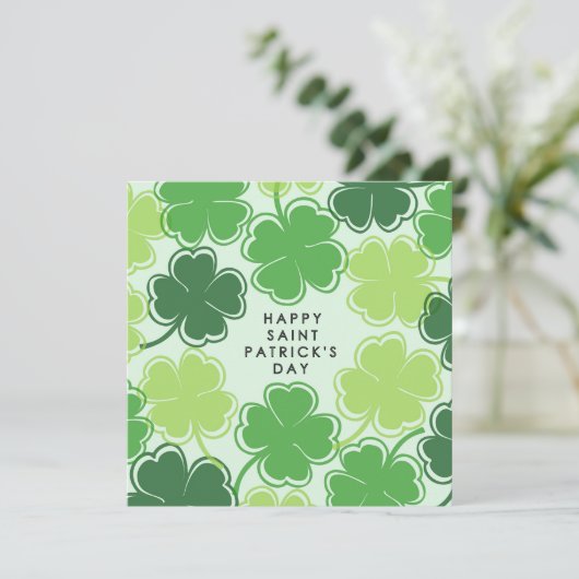 ハッピーSaint patricks day 招待状 (スタンド正面)